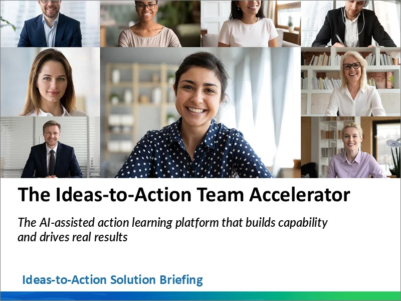 Preview image for the Ideas-to-Action Team Accelerator solution.